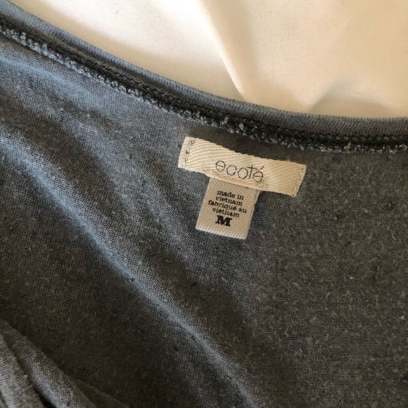 Vintage Blue Gray oversized tee - Picture 4 of 4